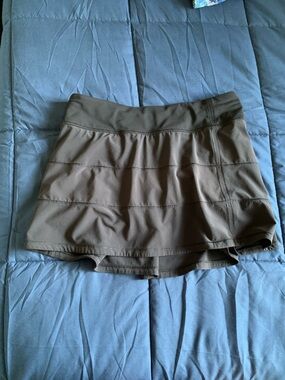 lululemon athletica Black Pace Rival Skirt 15” Size 8